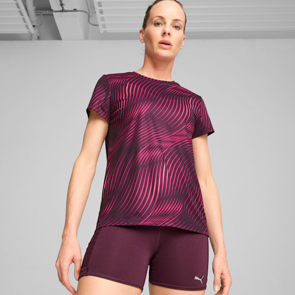 Playera Run Favorite para mujer, Midnight Plum, large-MEX