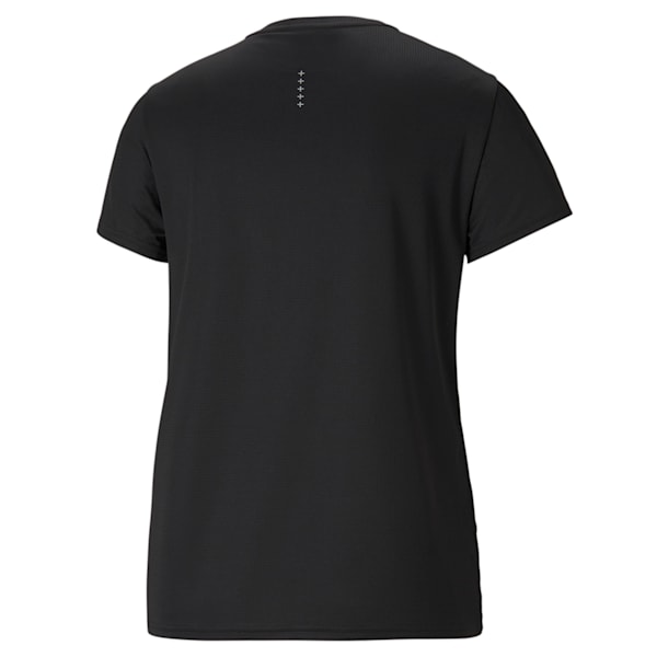 Remera de running de manga corta Favourite para mujer, PUMA Black, large-ARG