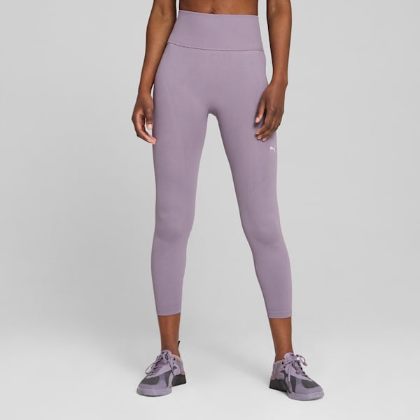 Leggings sin costuras SHAPELUXE para mujer, Pale Plum, large-MEX