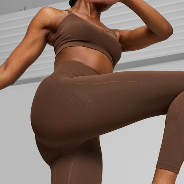 Leggings sin costuras SHAPELUXE para mujer, Espresso Brown, large-MEX