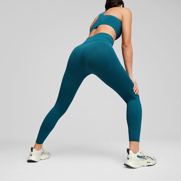 SHAPELUXE Seamless Women's Tights, Cold Green, large-ZAF
