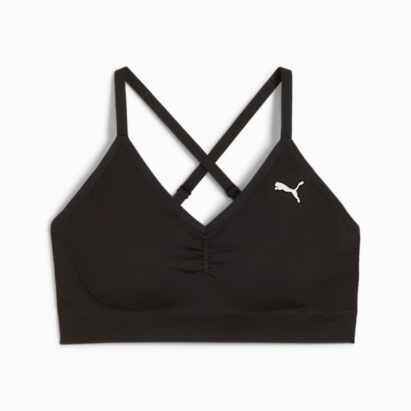 MOVE SHAPELUXE SEAMLESS BRA, PUMA Black-Vapor cat, large-ZAF