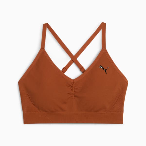 MOVE SHAPELUXE SEAMLESS BRA, Teak, large-ZAF