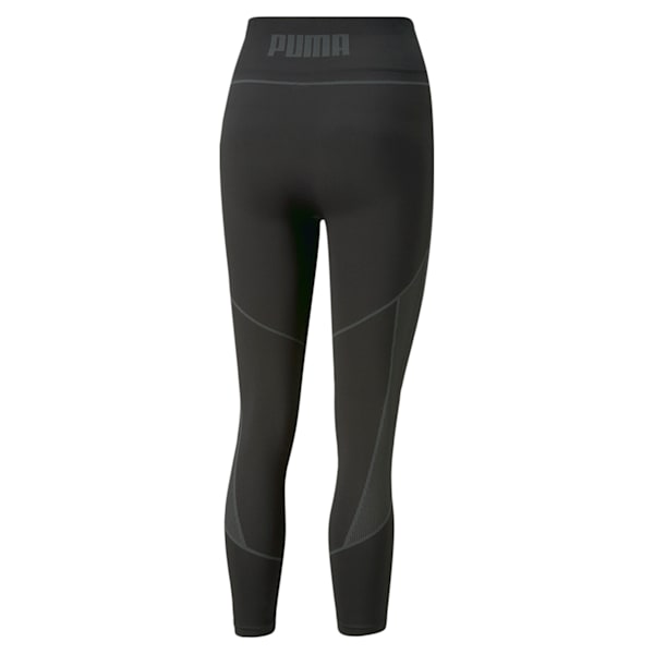 Calzas de training sin costuras FormKnit para mujer, PUMA Black-Strong Gray, large-ARG