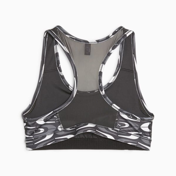 4Keeps Graphic Training Bra, PUMA Black-Concept AOP, large-ZAF