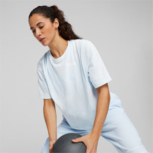 Top corto de training Boxy para mujer, Icy Blue, large-ARG