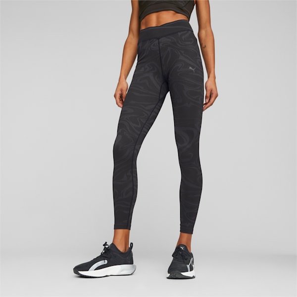 Calzas Formknit Seamless para mujer, PUMA Black-Strong Gray-Strong Gray, large-ARG