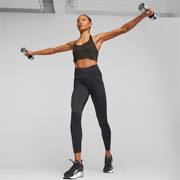 Calzas Formknit Seamless para mujer, PUMA Black-Strong Gray-Strong Gray, large-ARG