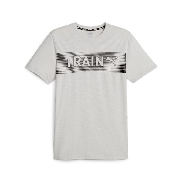 Remera de entrenamiento para hombre, Ash Gray, large-ARG