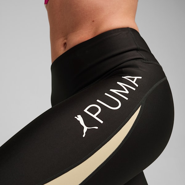 Calzas PUMA FIT EVERSCULPT para mujer, PUMA Black-Garnet Rose, large-ARG