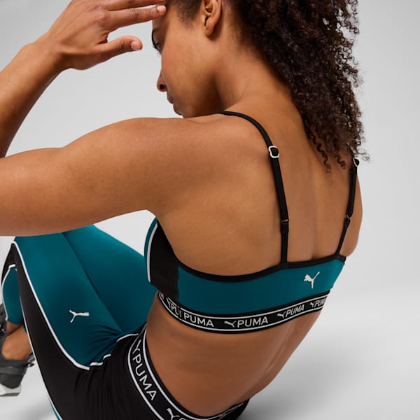 MOVE STRONG Training Bra, Cold Green, large-MEX