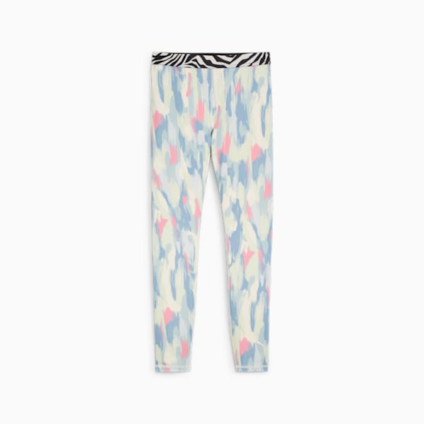 Calzas DE TRAINING ANIMAL REMIX DE TALLE ALTO CON PERNERA DE 7/8, Turquoise Surf, large-ARG