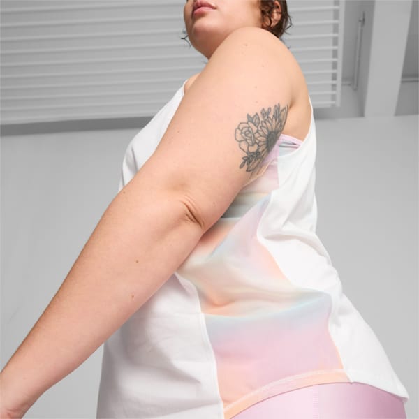 Musculosa de entrenamiento SUMMER DAZE para mujer, PUMA White, large-ARG
