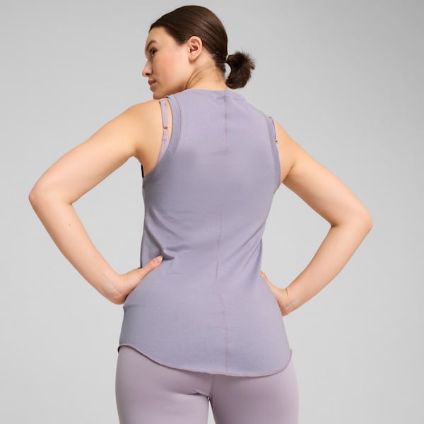 STUDIO FOUNDATION Women's Training Tank, Pale Plum, large-ZAF