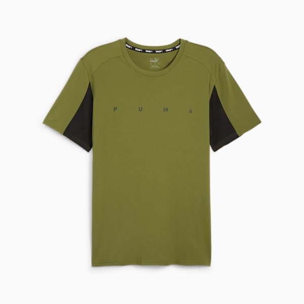 Remera de Training Cloudspun para hombres, Olive Green, large-ARG