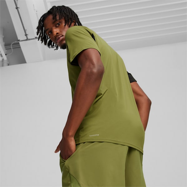Remera de Training Cloudspun para hombres, Olive Green, large-ARG
