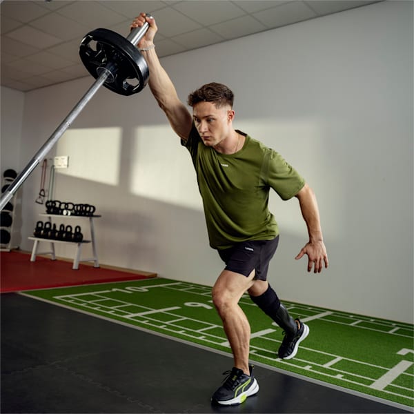 Remera PUMA FIT TriBlend, Olive Green, large-ARG