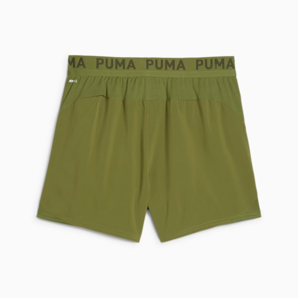 5" Men's Ultrabreathe Stretch Training Shorts, Olive Green, large-MEX