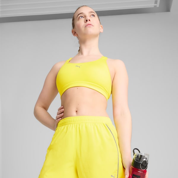 Women's Running 4KEEPS BRA, Lemon Sherbert, large-MEX