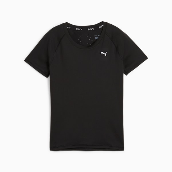Remera de running RUN CLOUDSPUN para mujer, PUMA Black, large-ARG