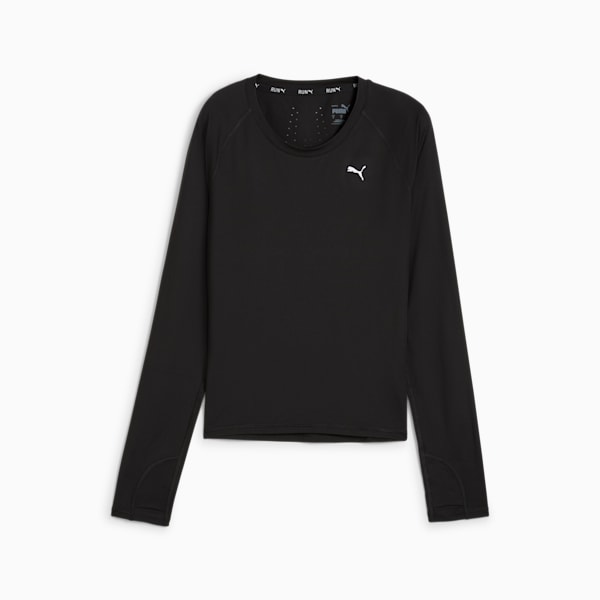 Playera Mujer RUN CLOUDSPUN, PUMA Black, large-MEX