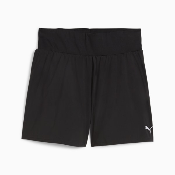 Shorts de running con pierna de 10cm RUN EVOLVE para mujer, PUMA Black, large-ARG