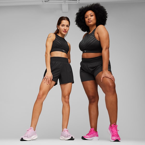 Shorts de running con pierna de 10cm RUN EVOLVE para mujer, PUMA Black, large-ARG