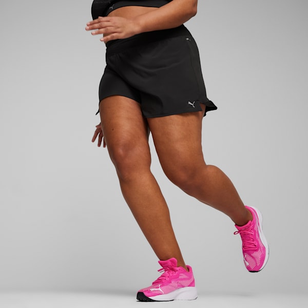 Shorts de running con pierna de 10cm RUN EVOLVE para mujer, PUMA Black, large-ARG