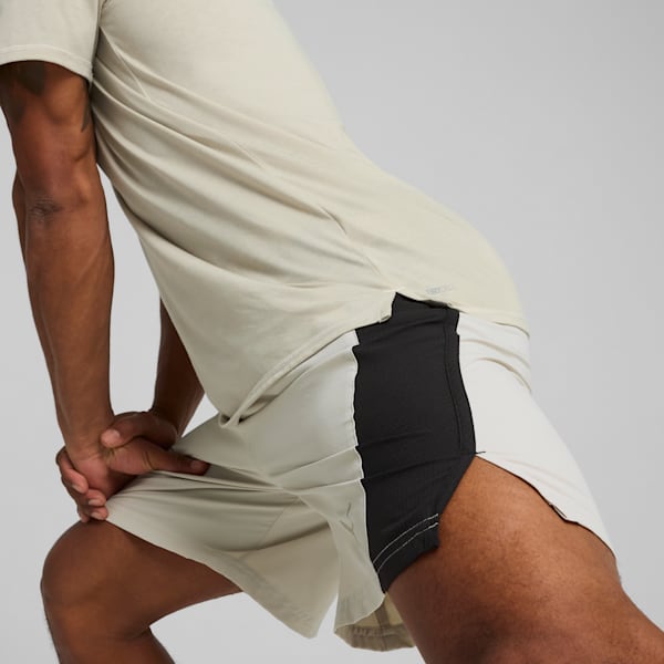 Shorts de running Run Velocity ULTRAWEAVE 17cm para hombre, Desert Dust, large-ARG