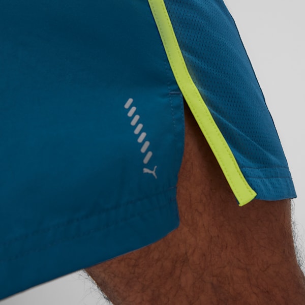 Shorts de running RUN FAV Velocity 17cm para hombre, Ocean Tropic, large-ARG