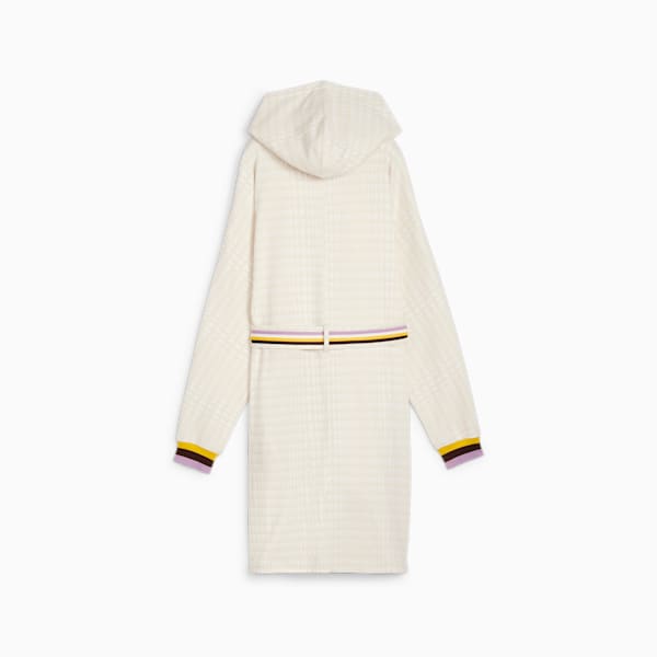 PUMA x lemlem Women's Anorak Coverup, Warm White-AOP, large-ZAF