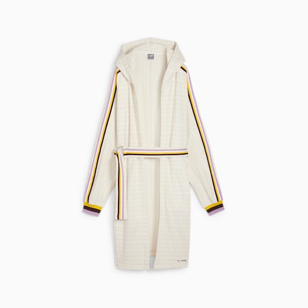 PUMA x lemlem Women's Anorak Coverup, Warm White-AOP, large-ZAF