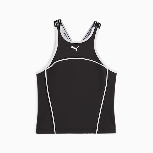 Remera entallada para mujer PUMA FIT, Puma Black, large-ARG