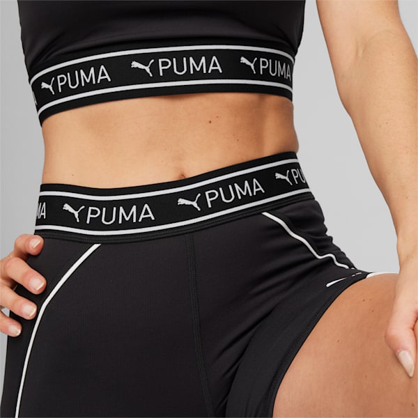 Shorts para mujer train strong, PUMA Black, large-ARG