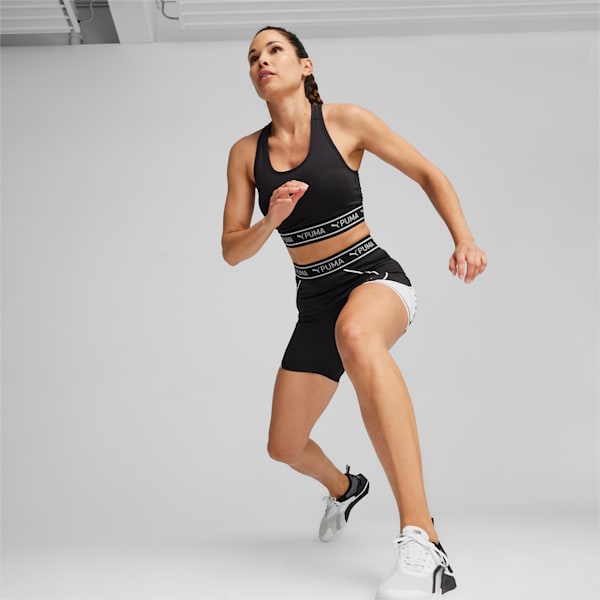 Shorts para mujer train strong, PUMA Black, large-ARG