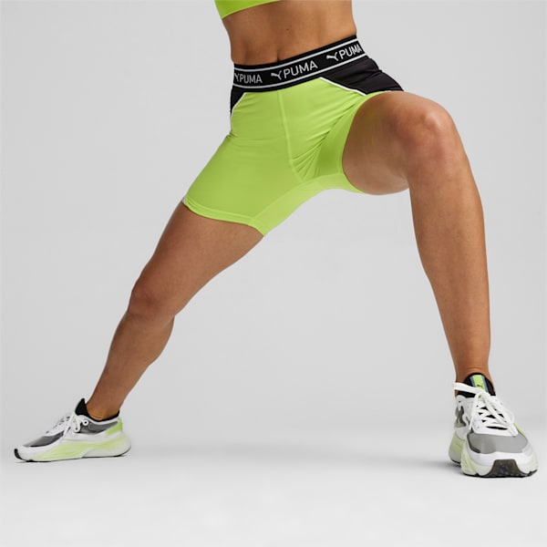 Shorts para mujer train strong, Lime Pow, large-ARG