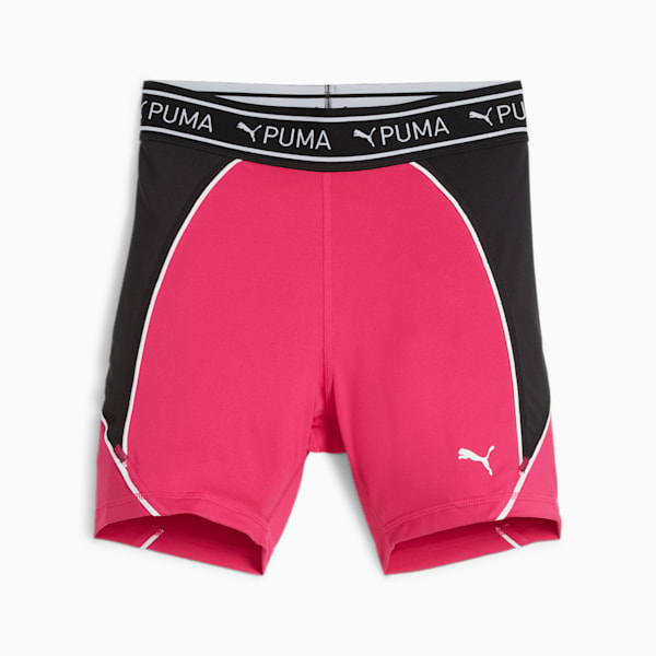 Shorts para mujer train strong, Garnet Rose, large-ARG
