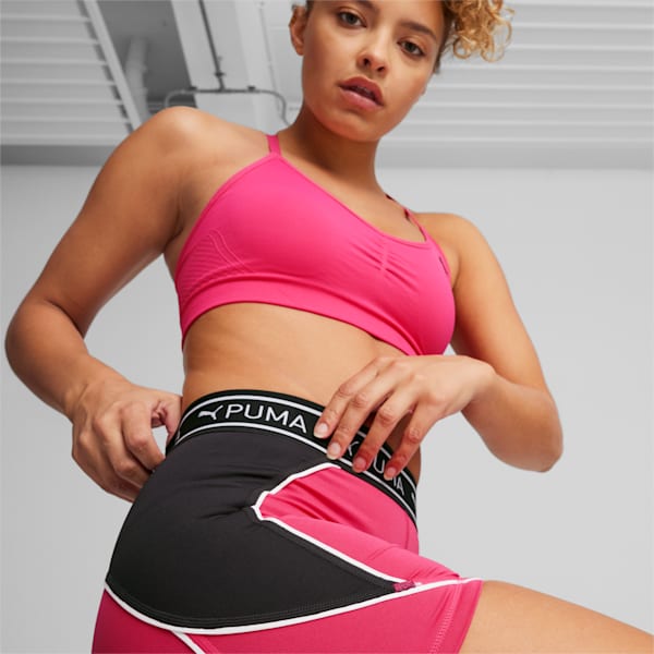 Shorts para mujer train strong, Garnet Rose, large-ARG