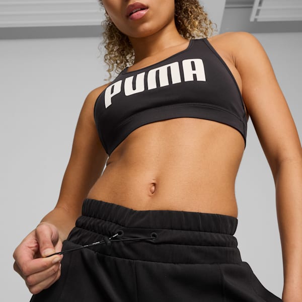 Jogging de tejido doble PUMA FIT para mujer, Puma Black, large-ARG