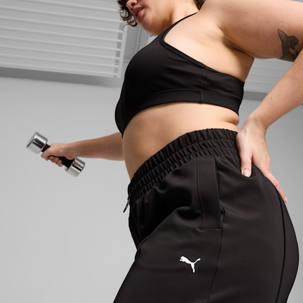 Jogging de tejido doble PUMA FIT para mujer, Puma Black, large-ARG