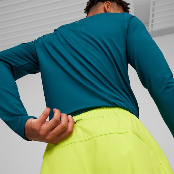 RUN VELOCITY ULTRAWEAVE 5" Men's Running Shorts, Lime Pow, large-ZAF