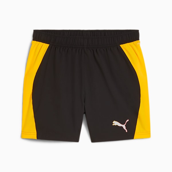 Shorts de running RUN ULTRAWEAVE 5" para hombre, PUMA Black-Sun Stream, large-ARG