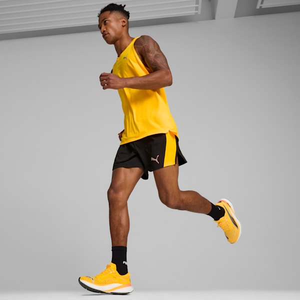 Shorts de running RUN ULTRAWEAVE 5" para hombre, PUMA Black-Sun Stream, large-ARG