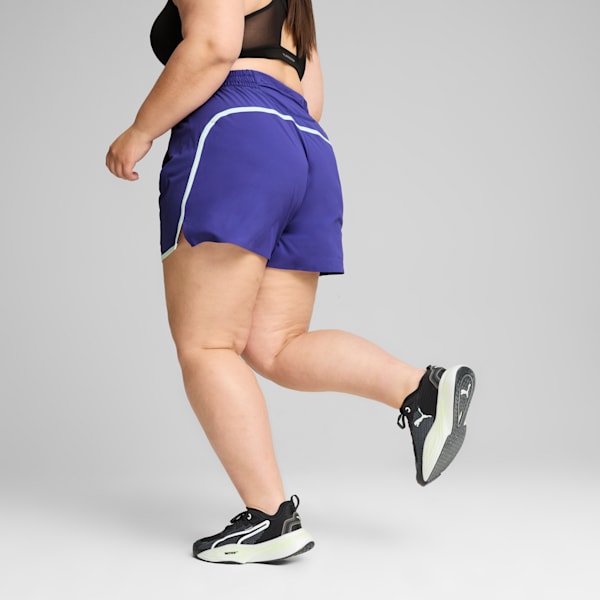 Shorts de running con pierna de 10cm para mujer Run Velocity ULTRAWEAVE, Lapis Lazuli, large-MEX