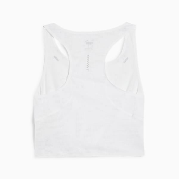 Crop Top Run Ultraspun para mujer, PUMA White, large-ARG