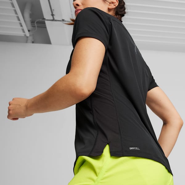 RUN FAVORITE Women's Tee, PUMA Black, large-ZAF