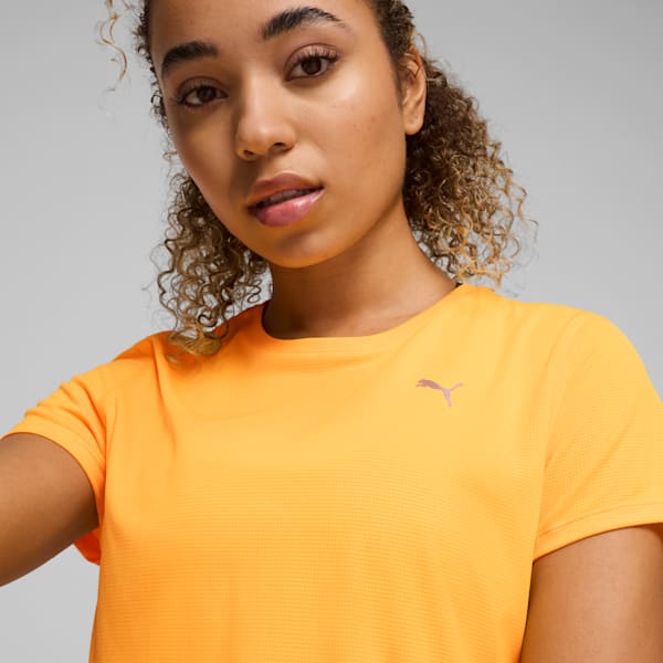 RUN FAVORITE Women's Tee, Sun Stream, large-ZAF