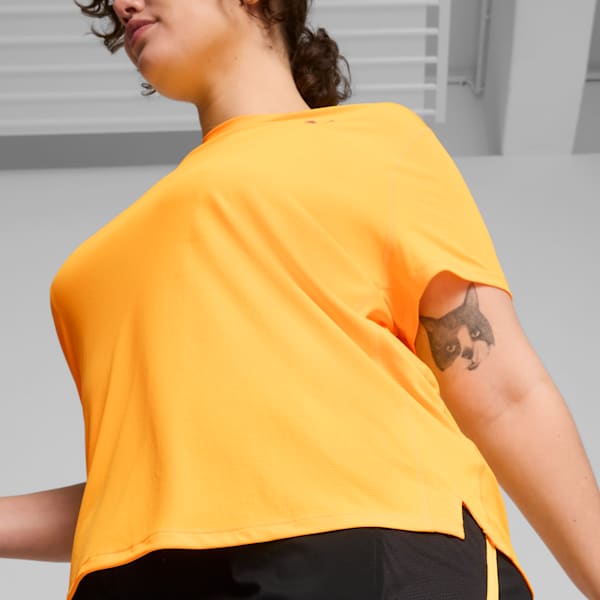 RUN FAVORITE Women's Tee, Sun Stream, large-ZAF