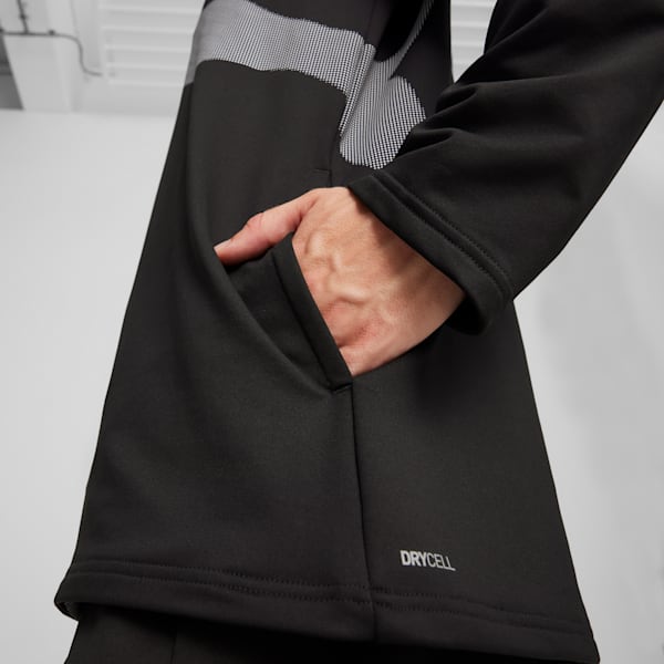 Train All Day Men's Big Cat Men's Training Hoodie, PUMA Black, large-MEX