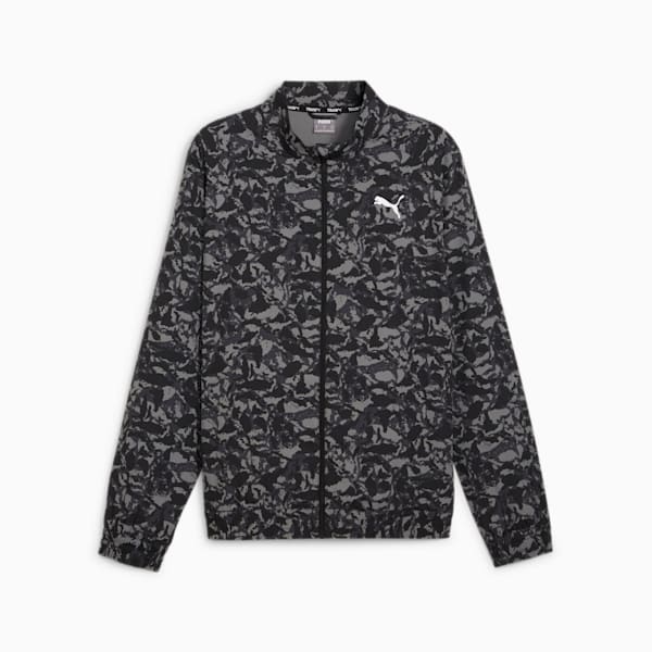 Campera PUMA Fit para hombre, PUMA Black-Q1 print, large-ARG